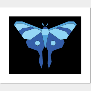 Moth Forest Animal Brown Nature Wildlife Night Butterfly Posters and Art
